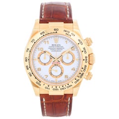 Rolex Cosmograph Daytona Men's 18 Karat Yellow Gold Watch 116518
