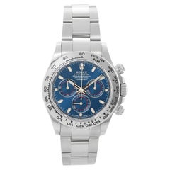 Rolex Cosmograph Daytona Men's 18k White Gold Watch 116509BLSO
