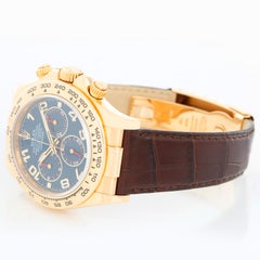 Rolex Cosmograph Daytona Men's 18k Yellow Gold Watch 116518