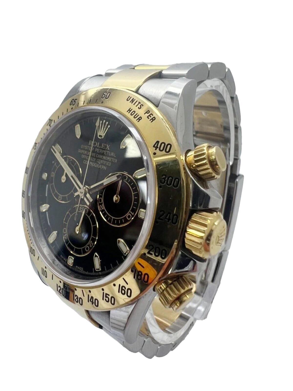 Empire Montre Rolex Cosmograph Daytona Noir pour homme - 116523 en vente