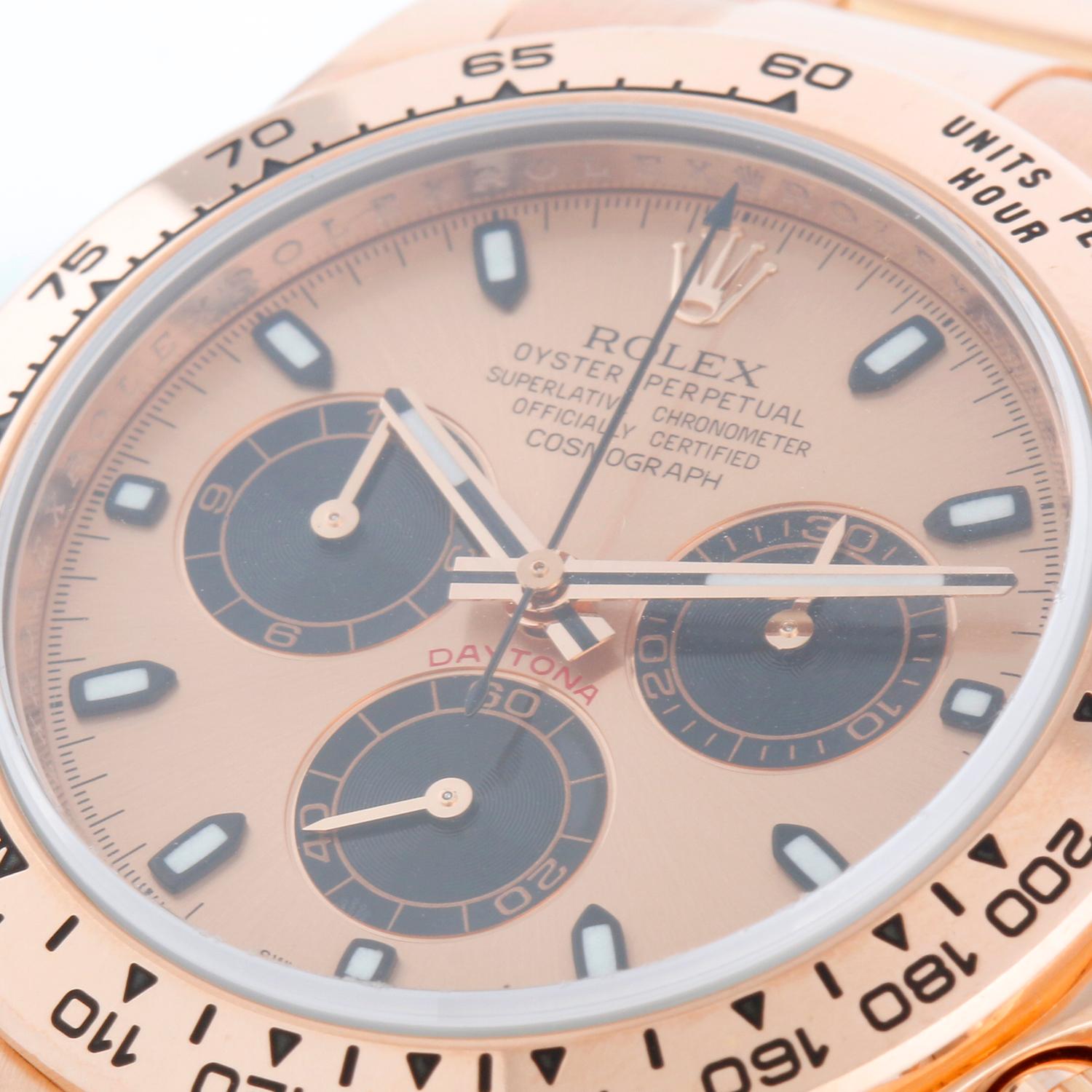 Rolex Cosmograph Daytona Men's Rose Gold Watch 116505 1