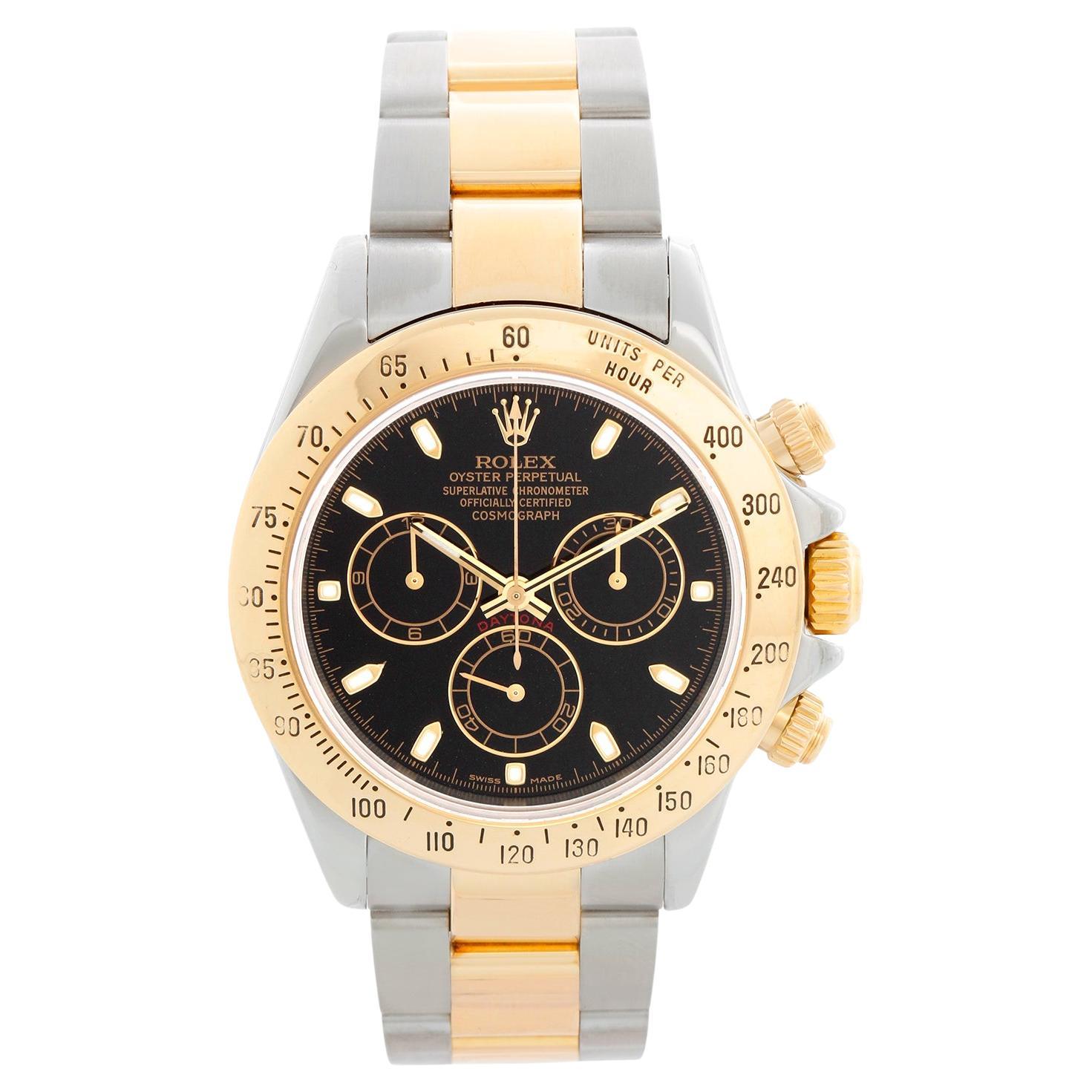 Rolex Cosmograph Daytona Men
s Steel
Gold Watch 116523