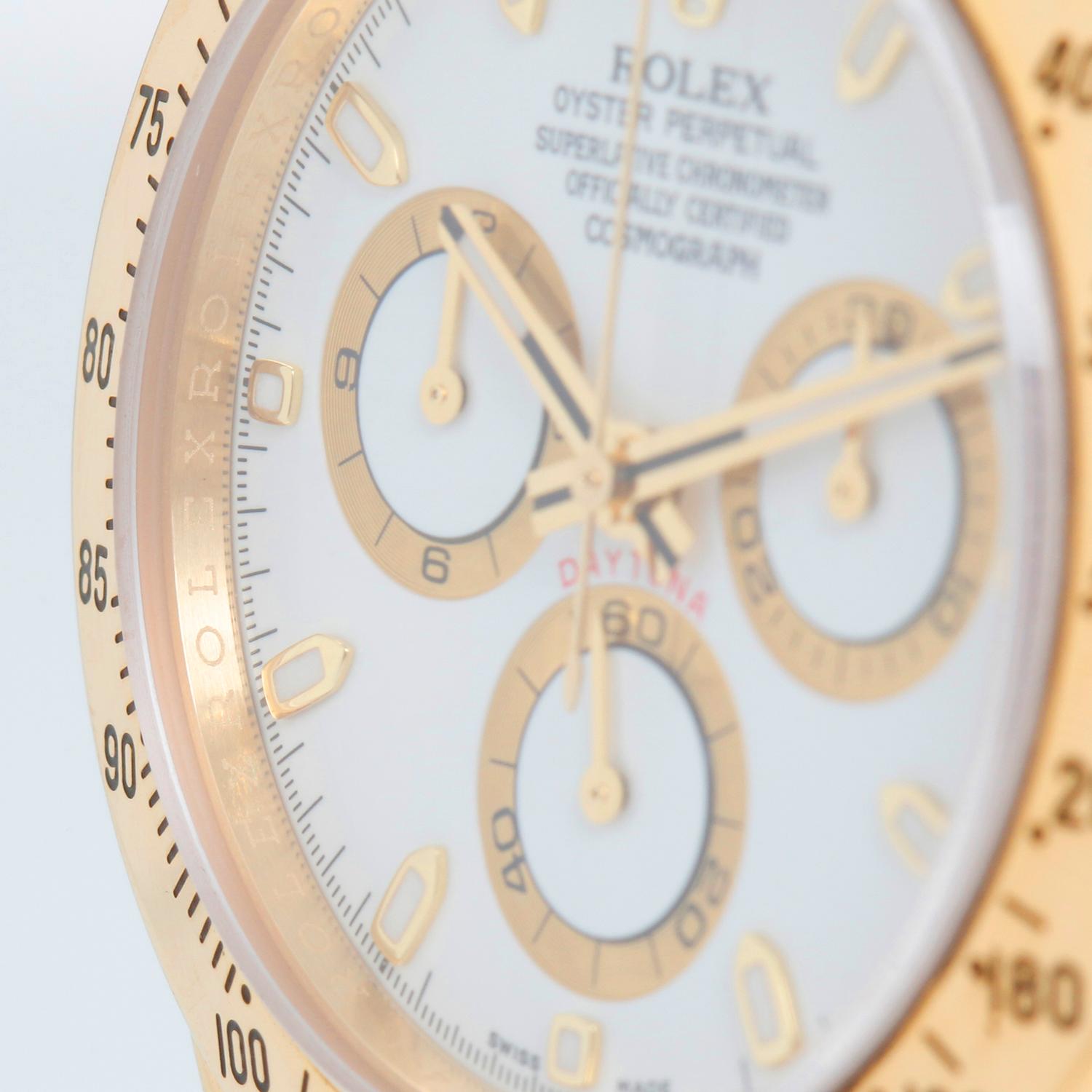 Rolex Cosmograph Daytona Men's Watch White Dial  116528 3