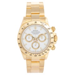 Rolex Cosmograph Daytona Orologio da Uomo Quadrante Bianco  116528