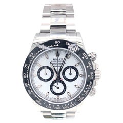 Used Rolex Cosmograph Daytona Men's White Dial Steel Automatic Watch 116500LN-0002