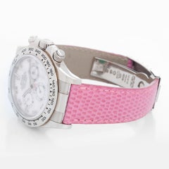 Rolex Cosmograph Daytona Men's White Gold Watch Mother of Pearl Dial 116519