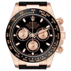 Rolex Cosmograph Daytona Oysterflex Rose Gold Mens Watch 116515 Box Card