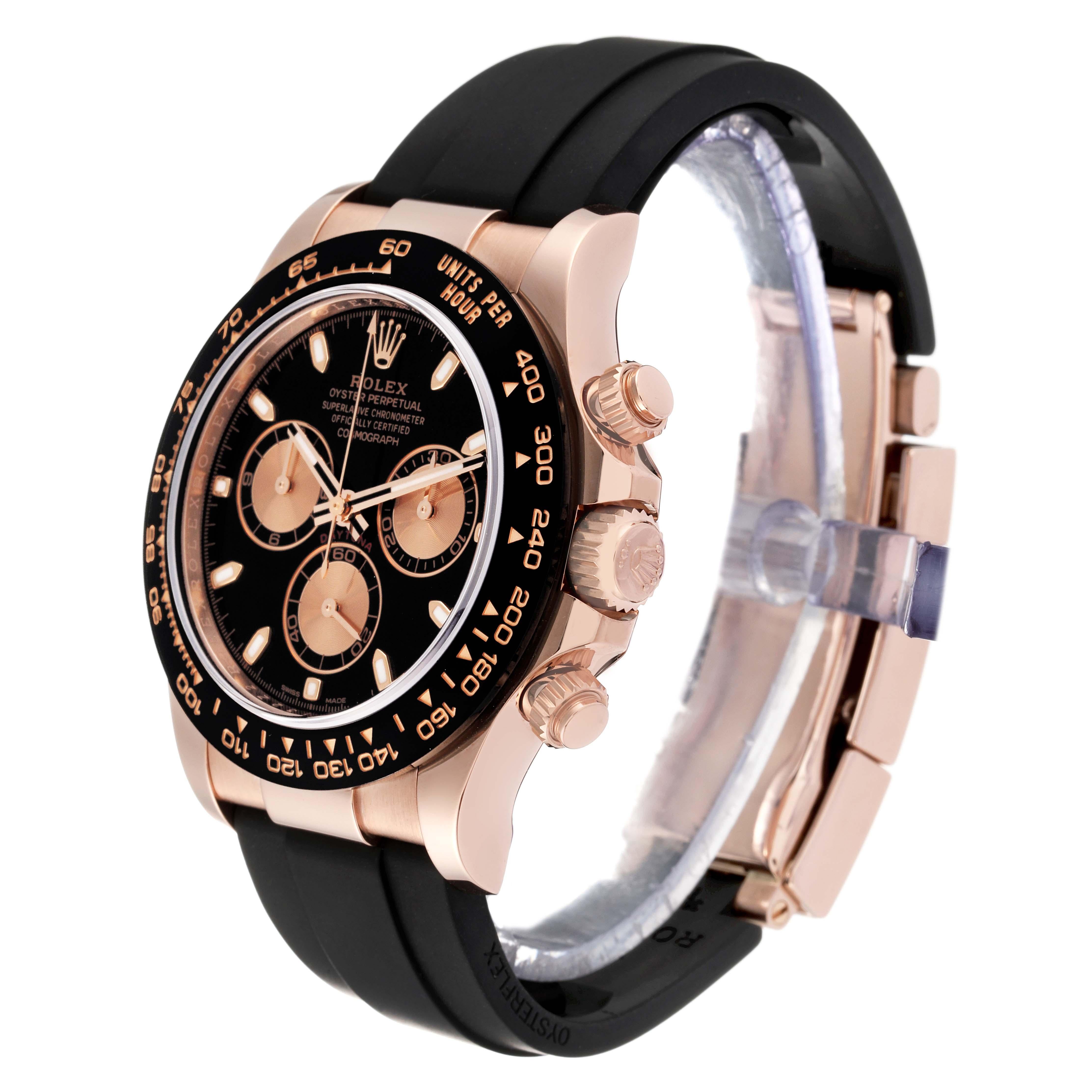 Rolex Daytona Oysterflex Oro Rosa Orologio Uomo 116515 6