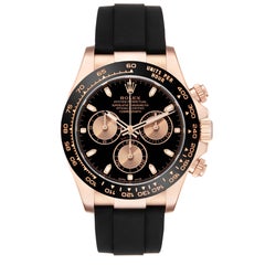 Rolex Cosmograph Daytona Oysterflex Rose Gold Mens Watch 116515