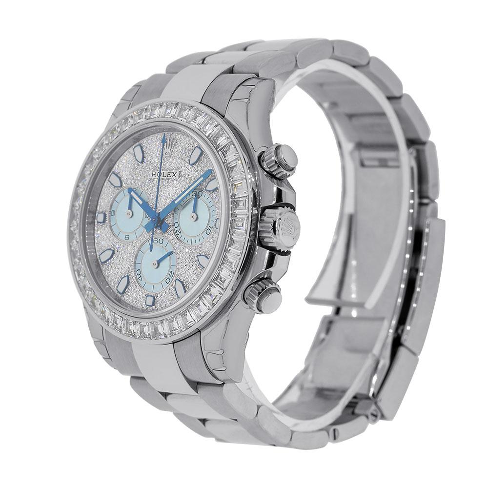 Introduced at Baselworld 2014 the 116576TBR was an upgrade on the original platinum Daytona that was launched in 2013. The 116576TBR has a 40mm case made of 950 platinum with a monobloc middle case, a scratch-resistant sapphire, a screw-down case