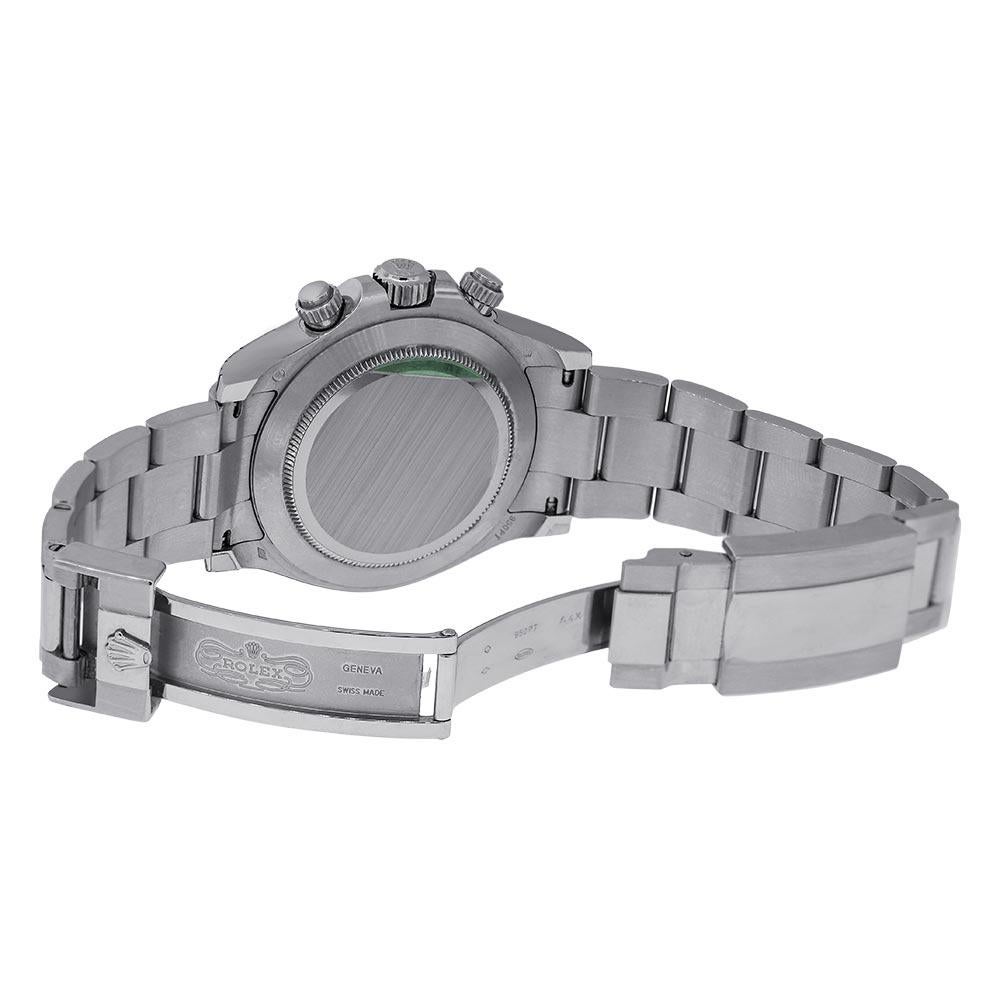 Rolex Cosmograph Daytona Platinum Diamond Index Dial Watch 116576TBR In Excellent Condition In New York, NY