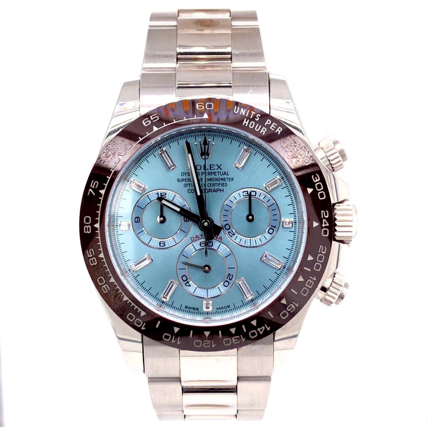 rolex daytona platinum ice blue