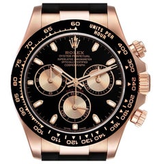 Rolex Cosmograph Daytona Rose Gold Everose Mens Watch 116515 Box Card