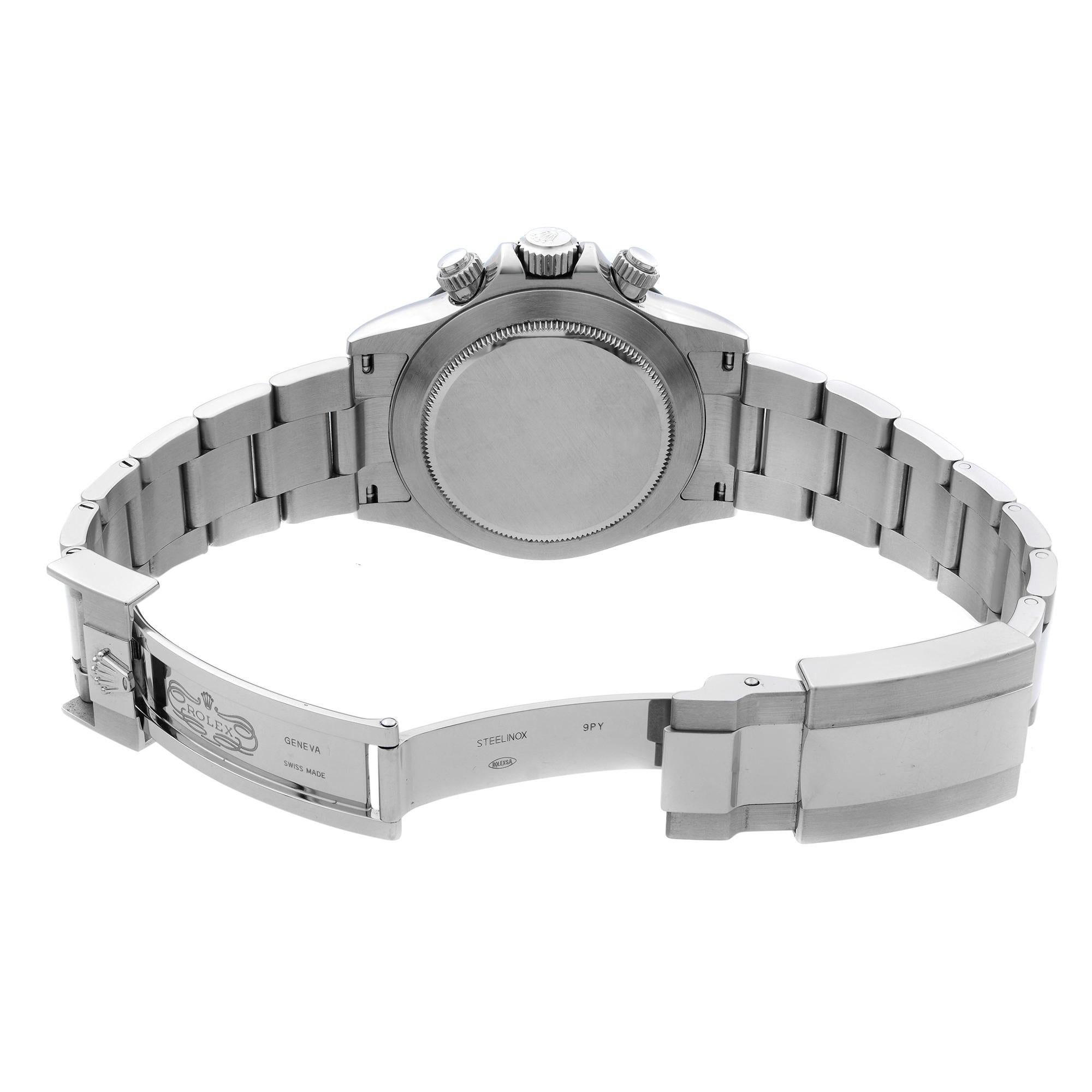 Rolex Cosmograph Daytona Steel Ceramic Bezel White Dial Automatic Watch 116500LN 1