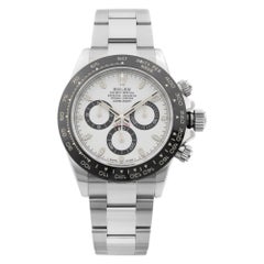 Rolex Cosmograph Daytona Steel Ceramic Bezel White Dial Automatic Watch 116500LN