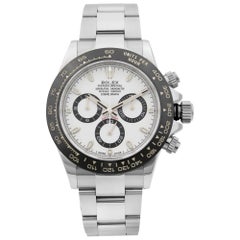 Rolex Cosmograph Daytona Steel Ceramic White Dial Automatic Men’s Watch 116500LN