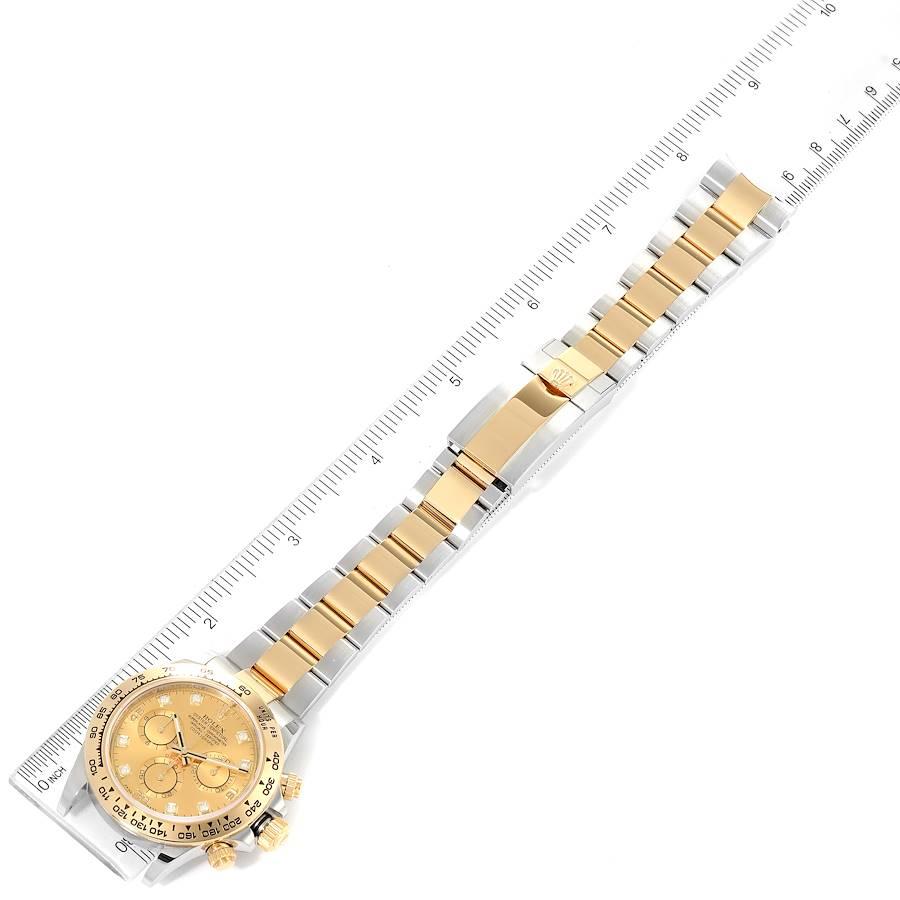 Rolex Cosmograph Daytona Steel Yellow Gold Diamond Watch 116503 6