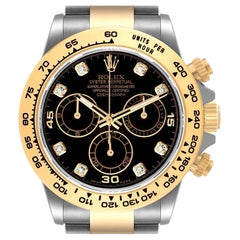 Rolex Cosmograph Daytona Steel Yellow Gold Diamond Watch 116503 Unworn
