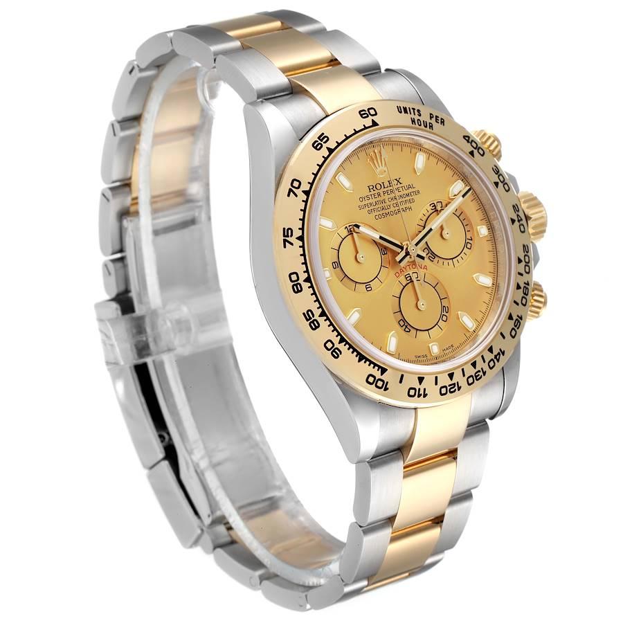 Rolex Cosmograph Daytona Steel Yellow Gold Mens Watch 116503 Unworn In Excellent Condition For Sale In Atlanta, GA