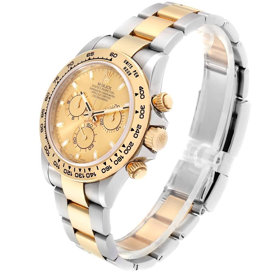 Rolex Cosmograph Daytona Steel Yellow Gold Men's Watch 116503 Box Card For Sale 1
