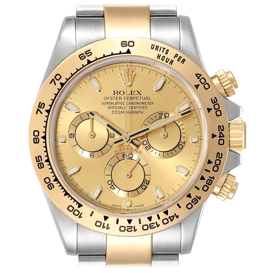 Rolex Cosmograph Daytona Steel Yellow Gold Men’s Watch 116503 Unworn For Sale