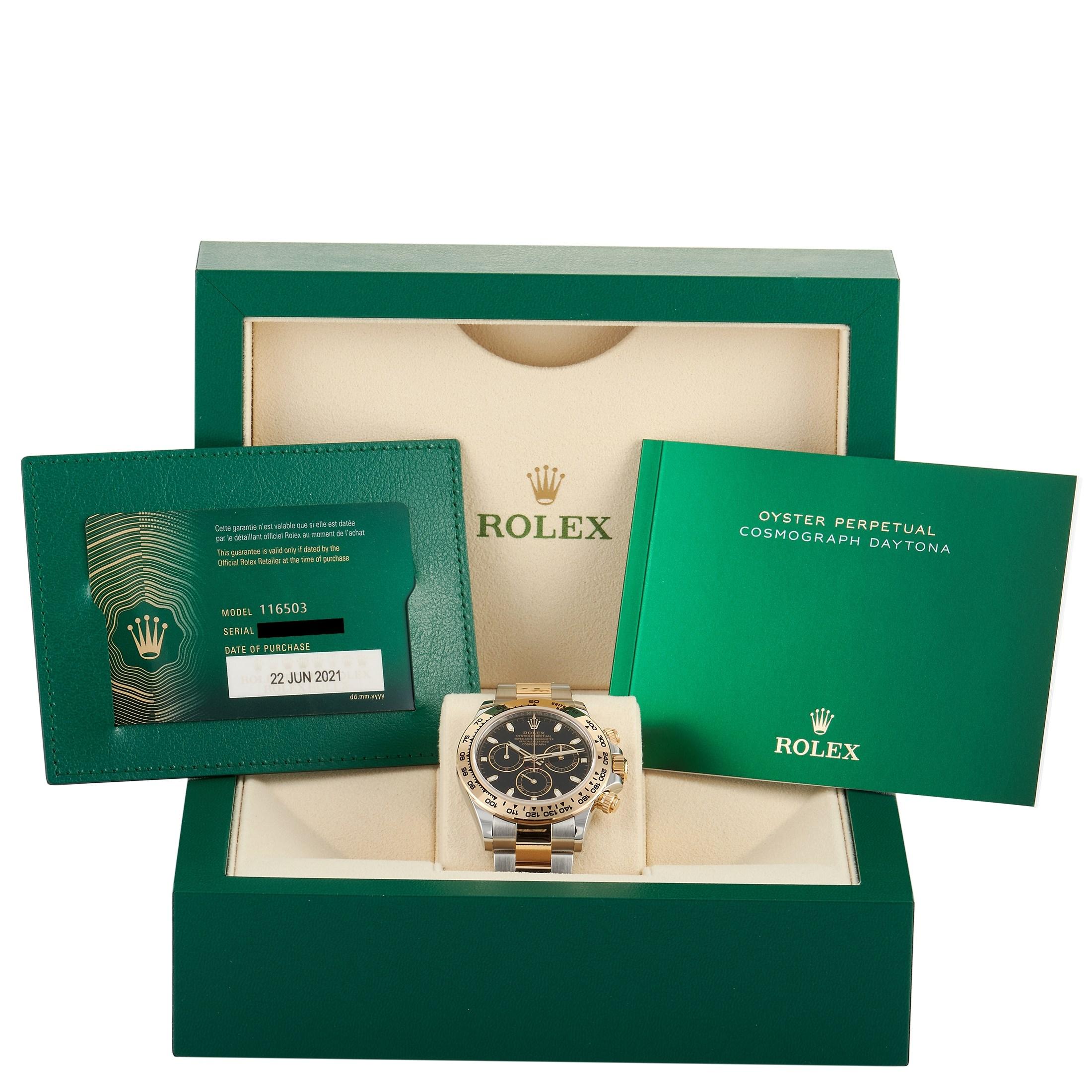 Rolex Cosmograph Daytona Two-Tone Watch 116503 1