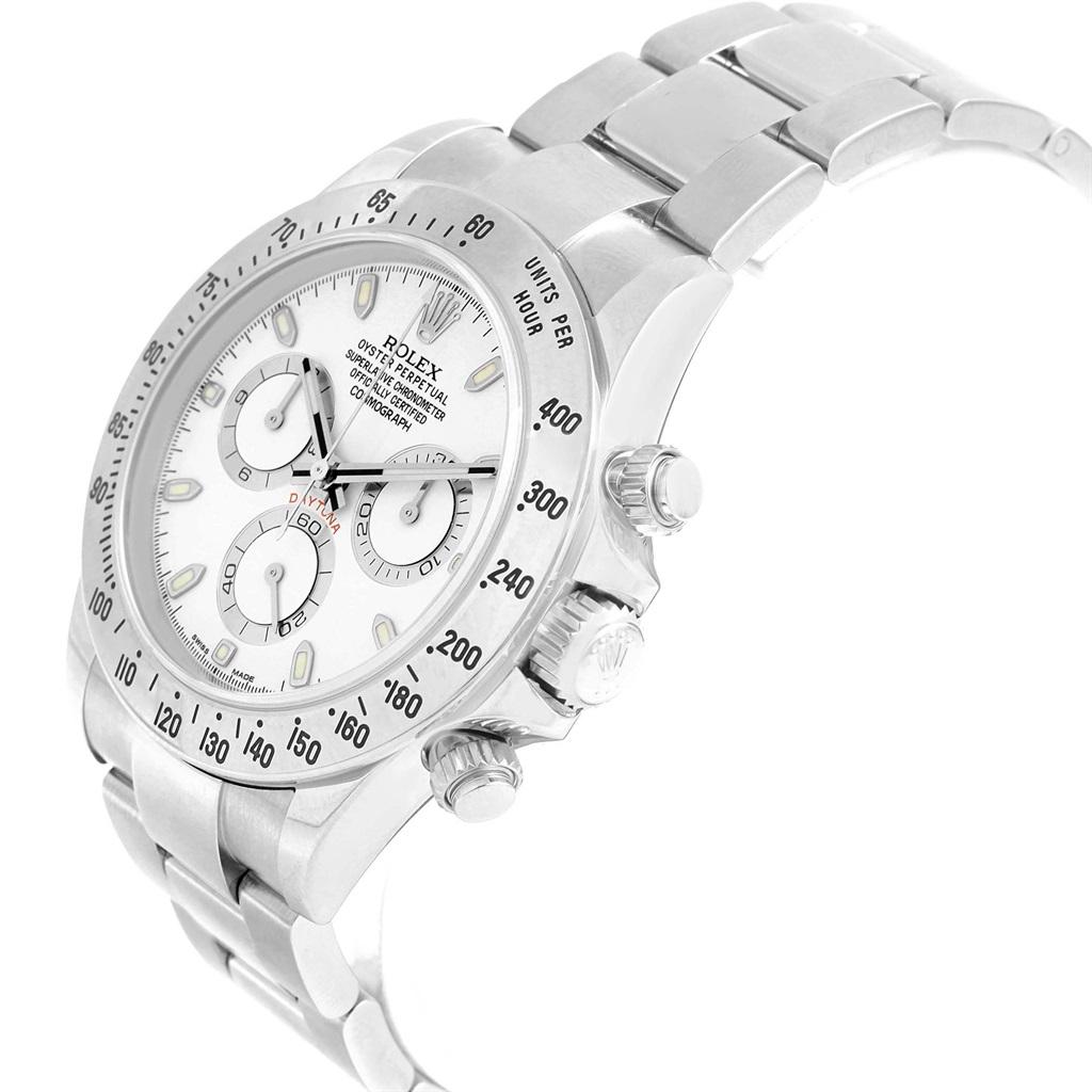 Rolex Cosmograph Daytona White Dial Chronograph Men’s Watch 116520 6