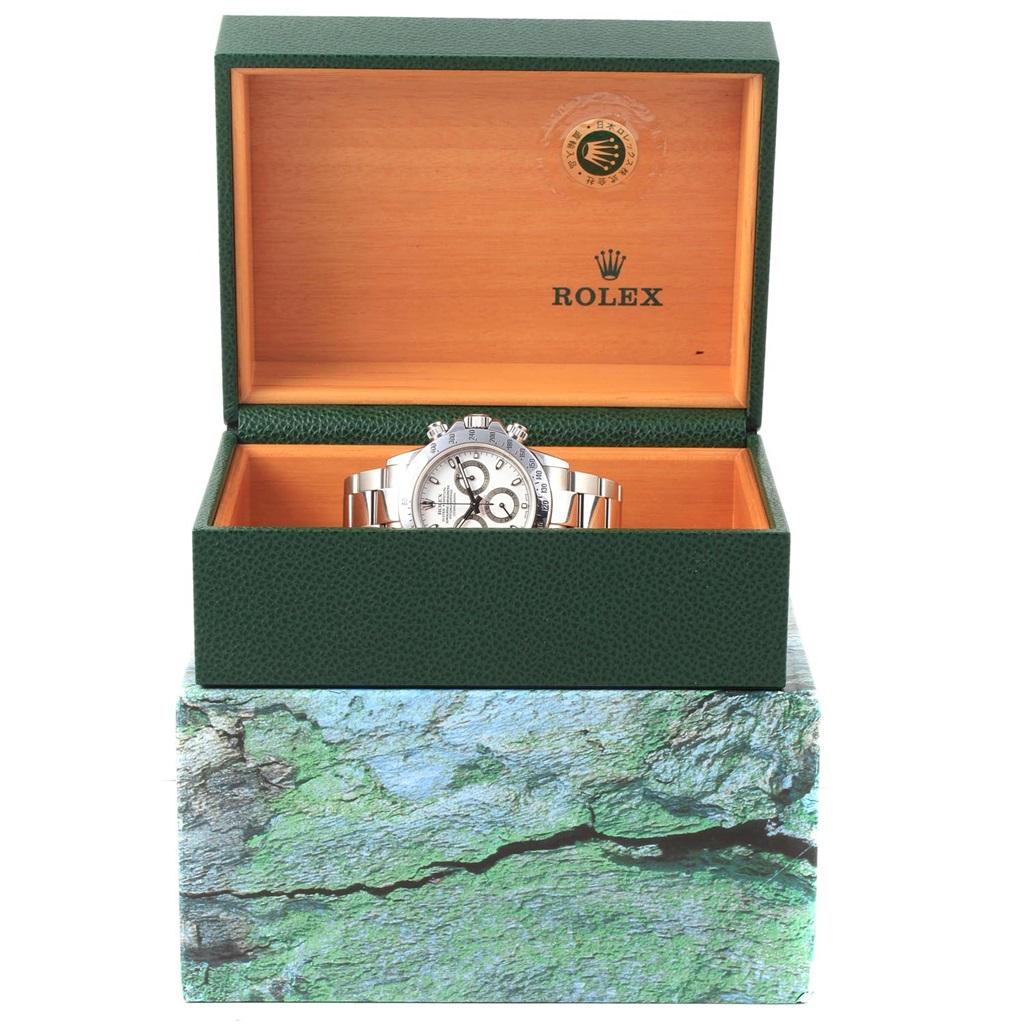Rolex Cosmograph Daytona White Dial Chronograph Men’s Watch 116520 8