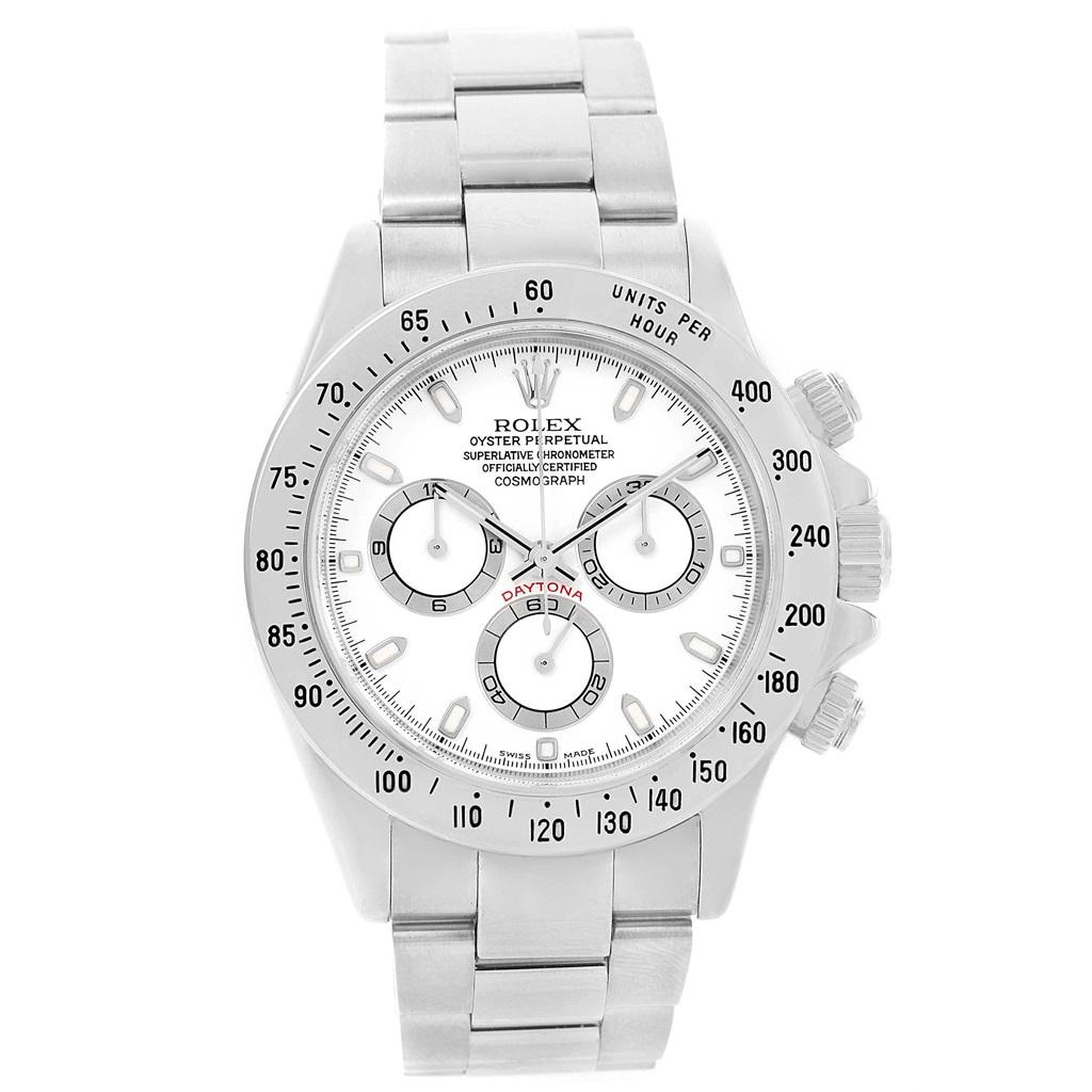 Rolex Cosmograph Daytona White Dial Chronograph Men’s Watch 116520 Herren