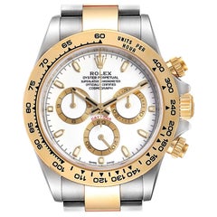 Rolex Cosmograph Daytona White Dial Steel Yellow Gold Men's Watch 116503