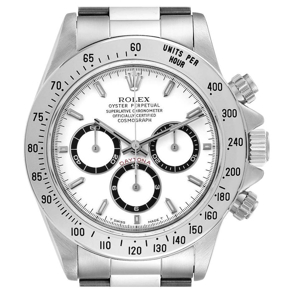 Rolex Cosmograph Daytona White Dial Zenith Movement Watch 16520