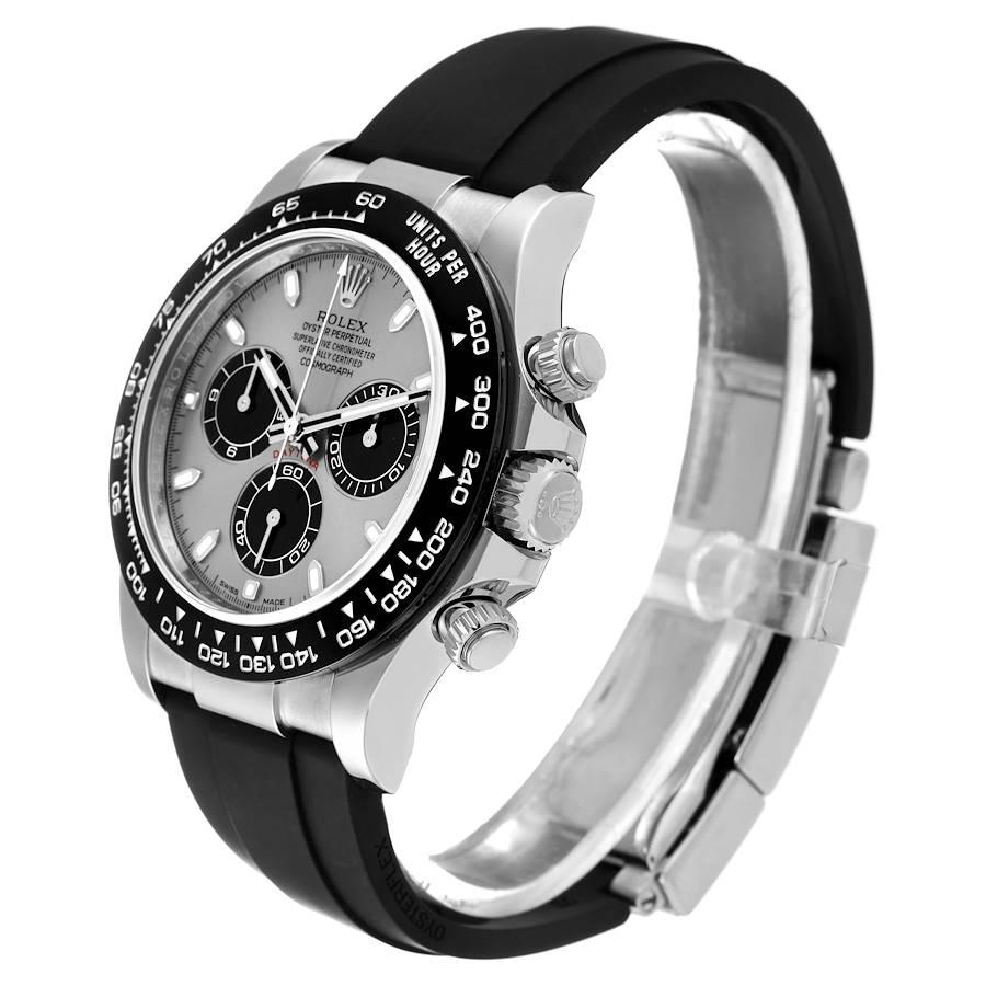 Rolex daytona oro bianco cinturino caucciu discount