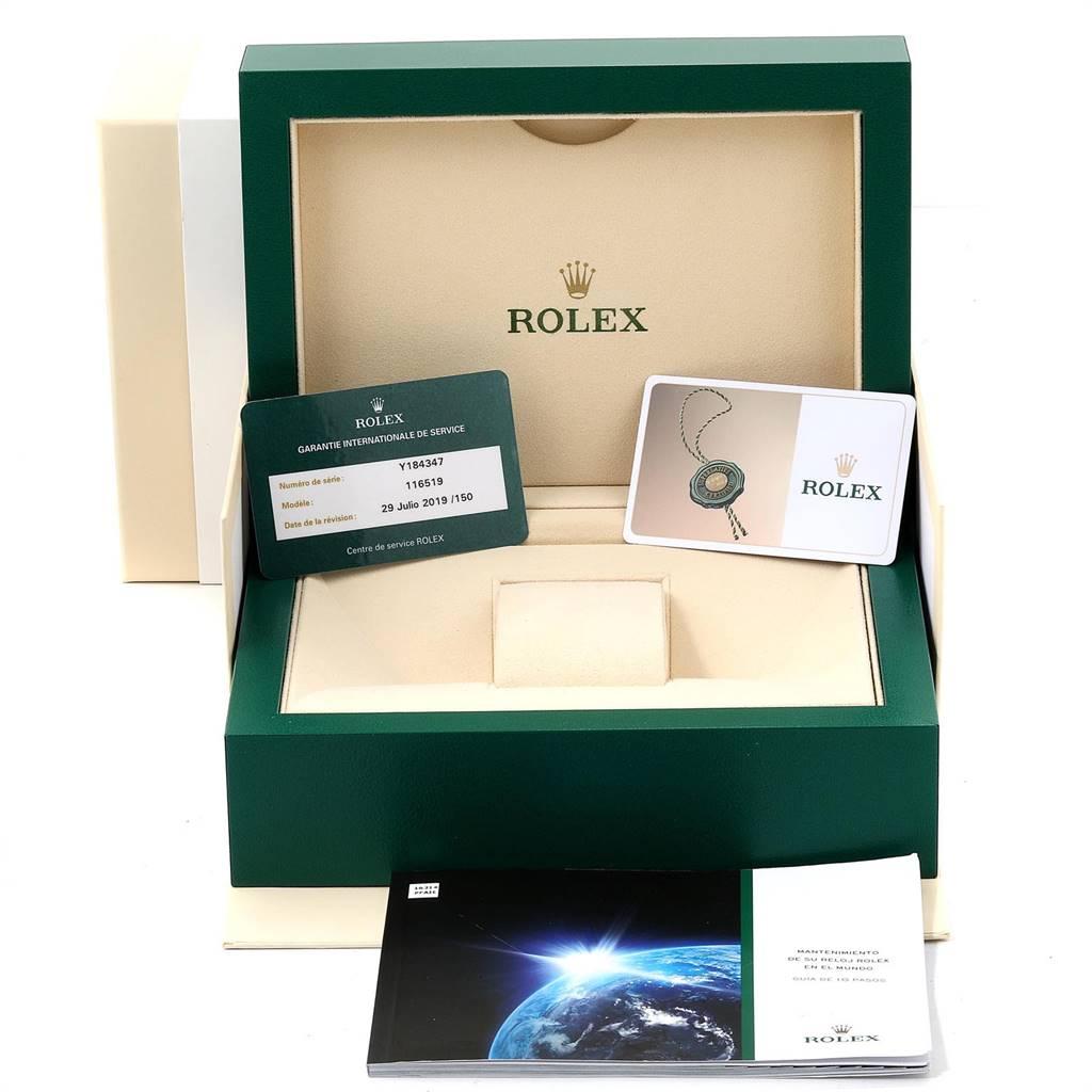 Rolex Cosmograph Daytona White Gold Meteorite Dial Men’s Watch 116519 3