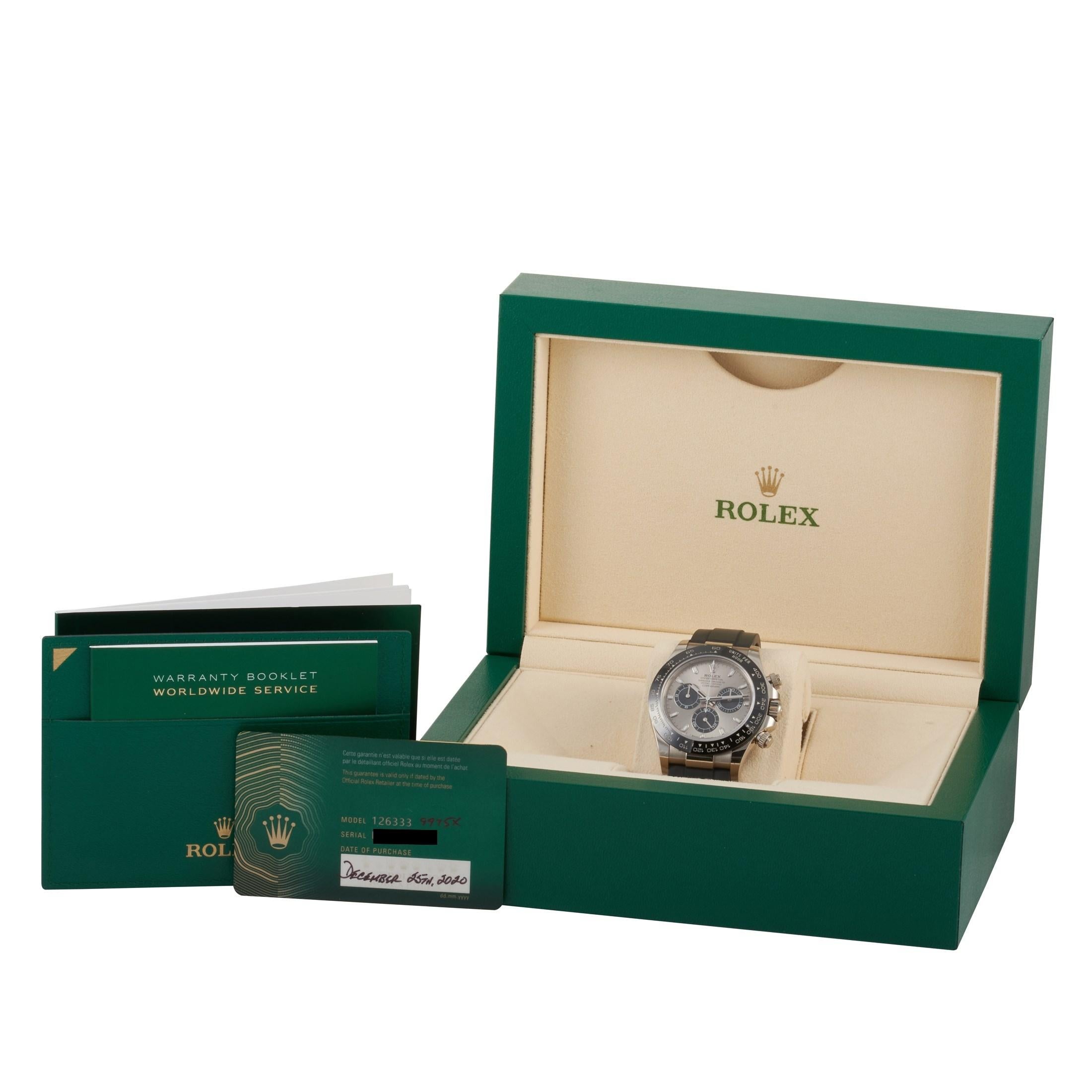 Rolex Cosmograph Daytona White Gold Watch 116519LN 1