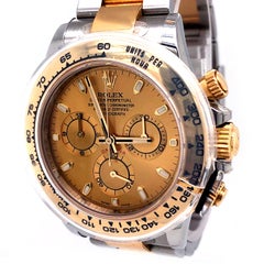 Rolex Cosmograph Daytona Yellow Gold Automatic Champagne Dial Men's Watch 116503