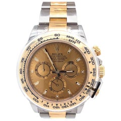 Rolex Cosmograph Daytona Yellow Gold Automatic Champagne Dial Men's Watch 116503