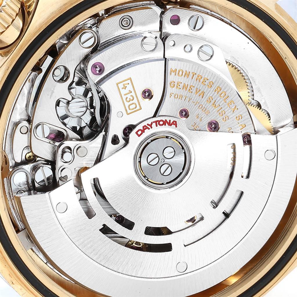 Rolex Cosmograph Daytona Yellow Gold Black Dial Men's Watch 116528 5