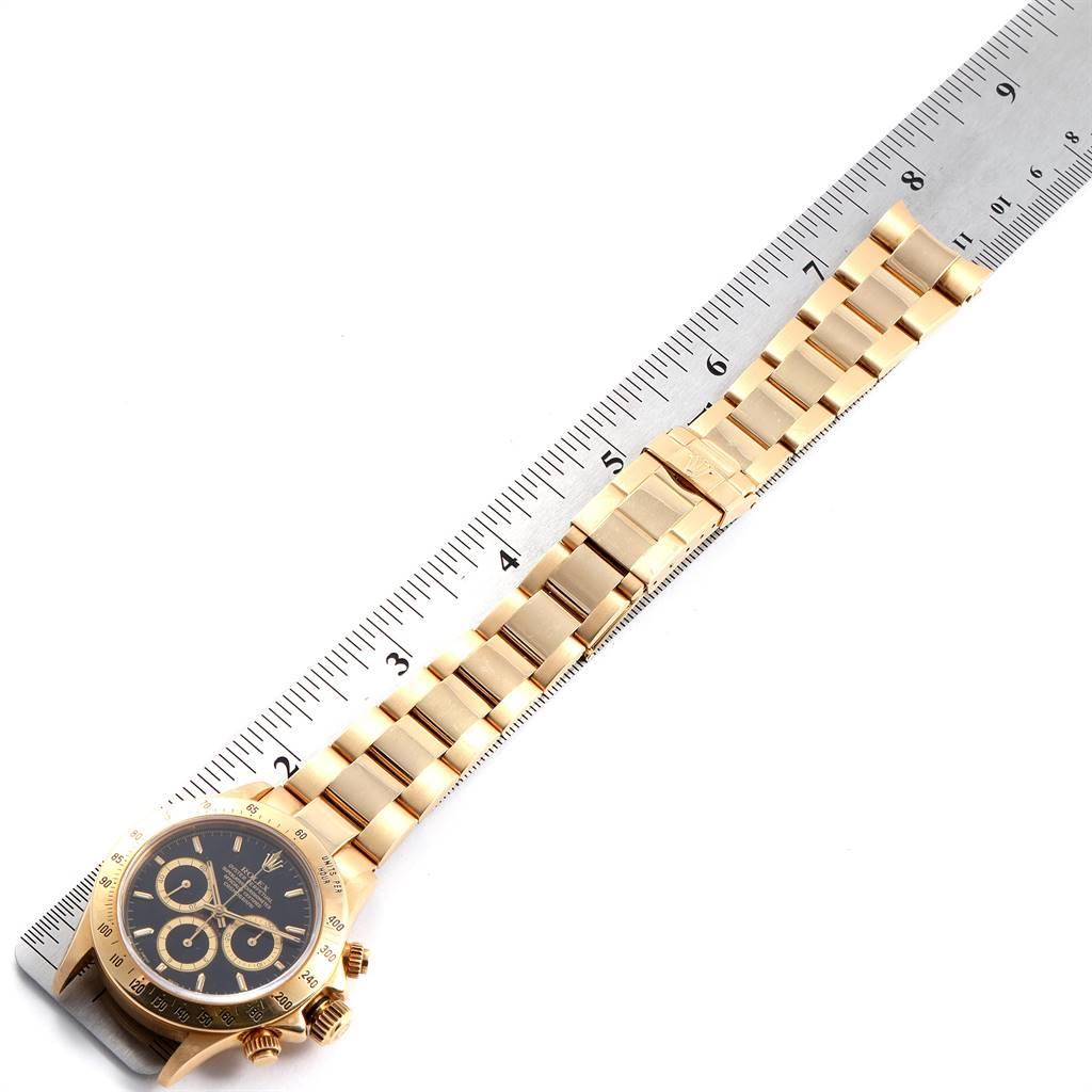 Rolex Cosmograph Daytona Yellow Gold Chronograph Men's Watch 16528 For Sale 7