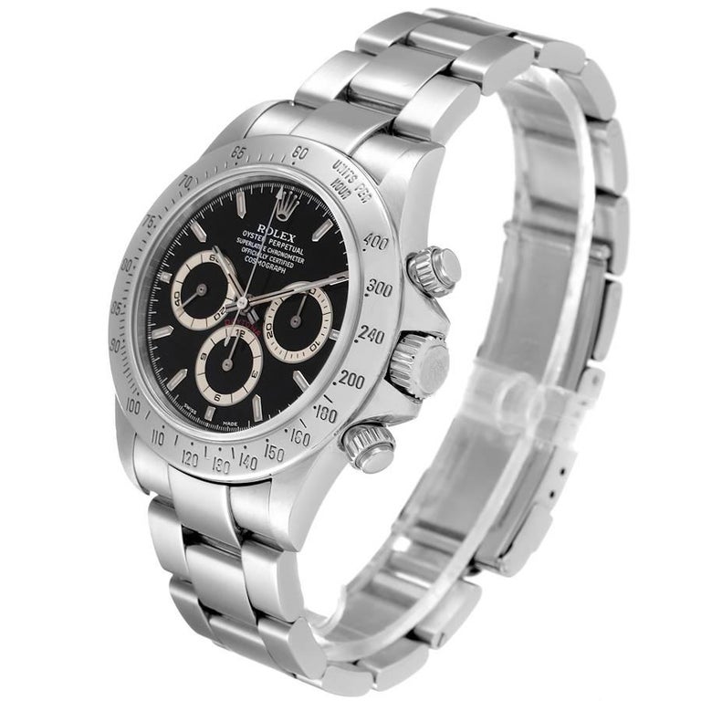 Men's Rolex Cosmograph Daytona Zenith Movement Steel Mens Watch 16520 For Sale
