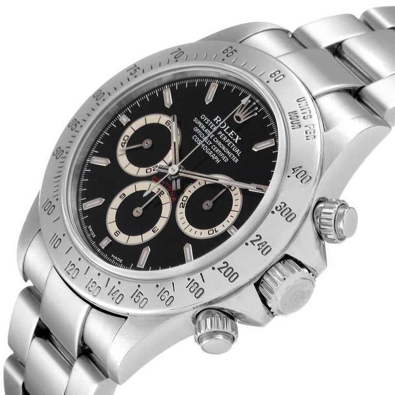 Rolex Cosmograph Daytona Zenith Movement Steel Mens Watch 16520 For Sale 1