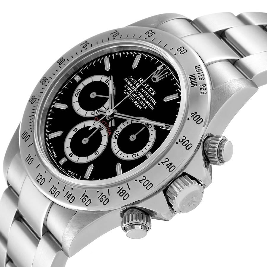 Rolex Cosmograph Daytona Zenith Movement Steel Mens Watch 16520 1