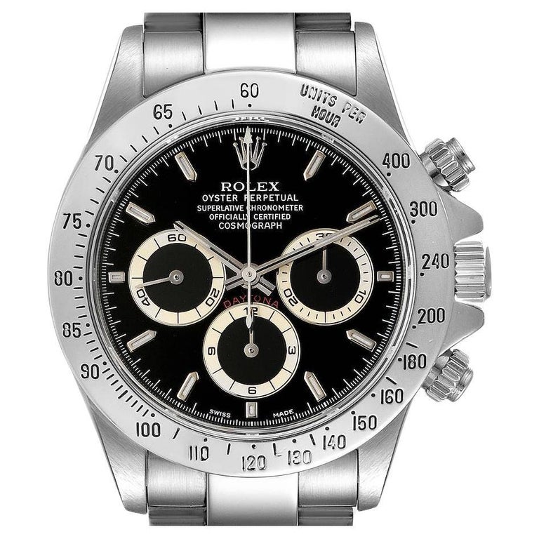 Rolex Cosmograph Daytona Zenith Movement Steel Mens Watch 16520 For Sale
