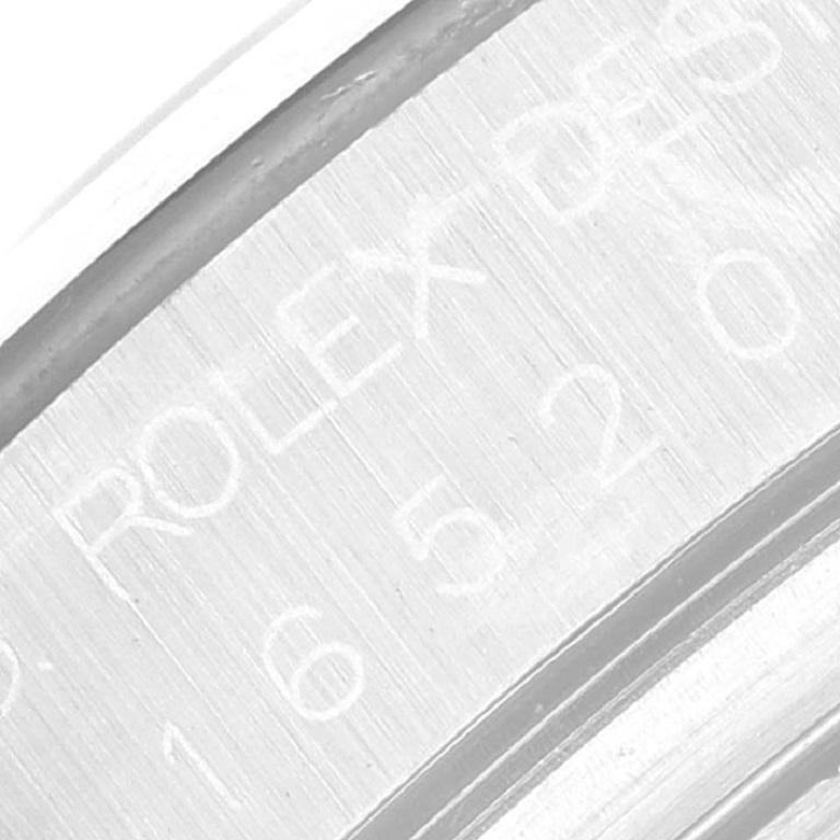 Rolex Cosmograph Daytona Zenith Steel Movement Mens Watch 16520 Papers. Automatique à remontage automatique basé sur la technologie Zenith  mouvement de chronographe. Boîtier en acier inoxydable de 40,0 mm de diamètre. Couronne et poussoirs vissés.