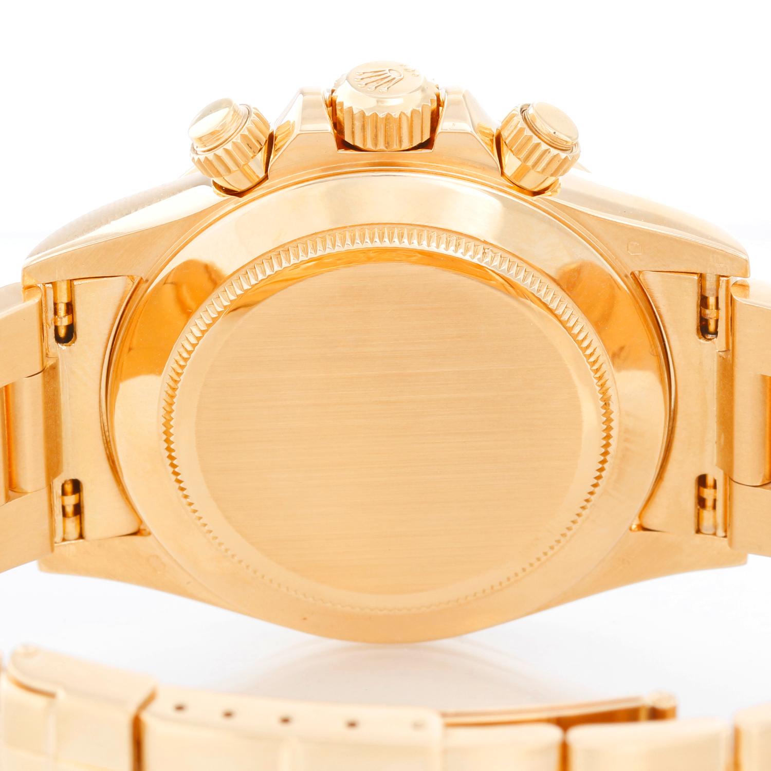 Rolex Cosmograph Zenith Daytona Men's 18k Gold Watch 16528 1