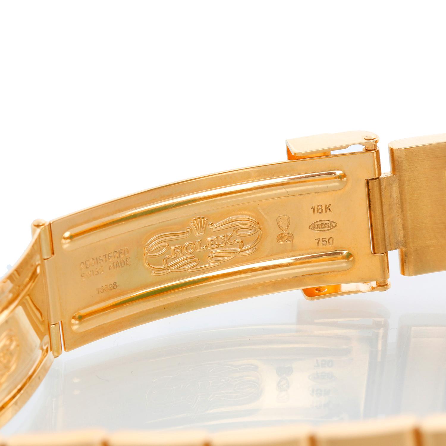 Rolex Cosmograph Zenith Daytona Men's 18k Yellow Gold Watch 16528 3