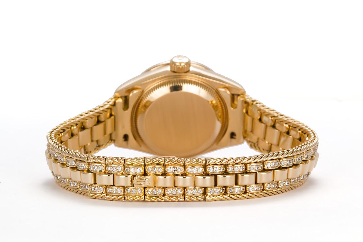 rolex datejust crown