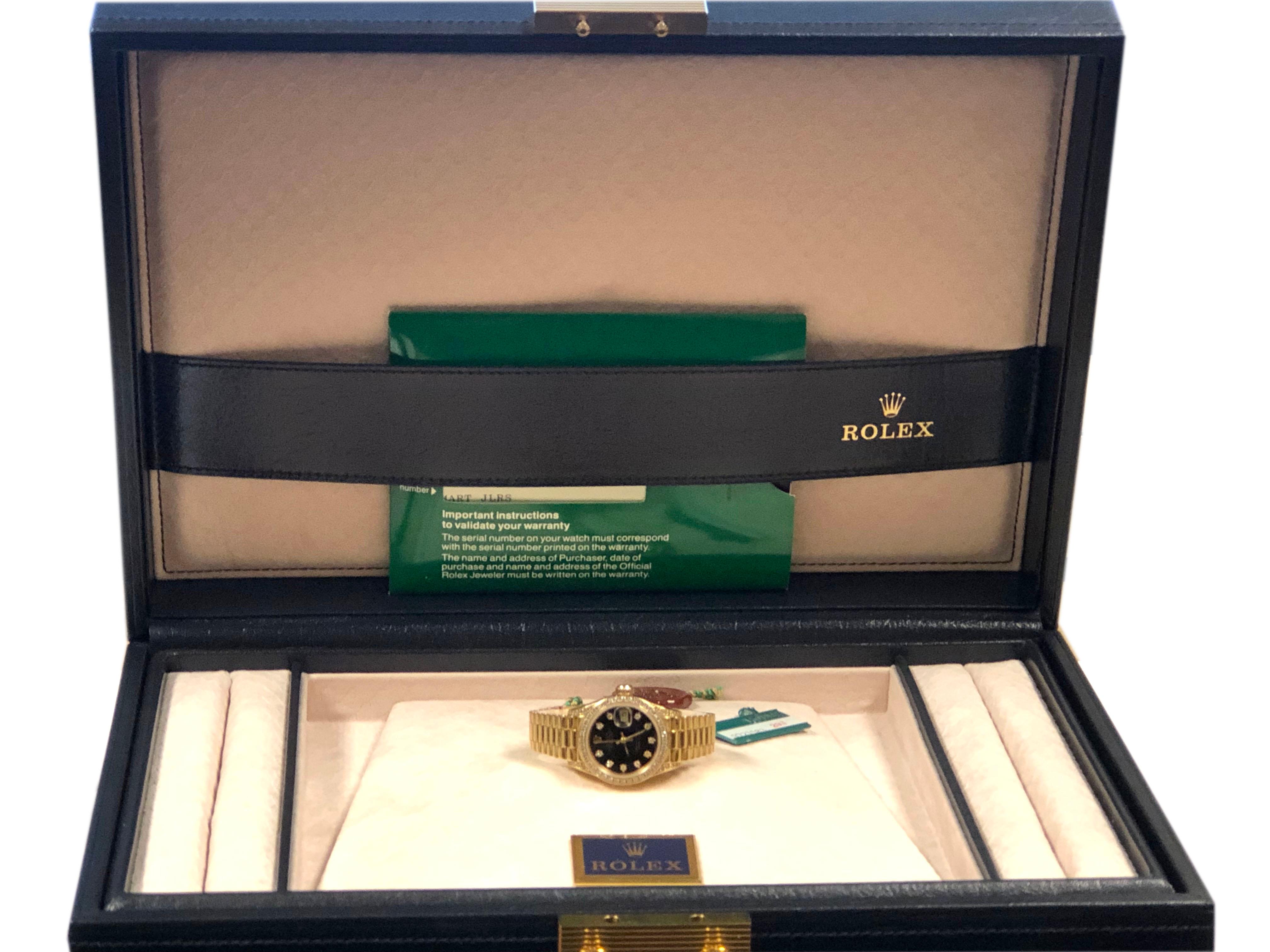 Rolex Crown Collection Presidential Ladies Yellow Gold and Diamonds  Wrist Watch 1
