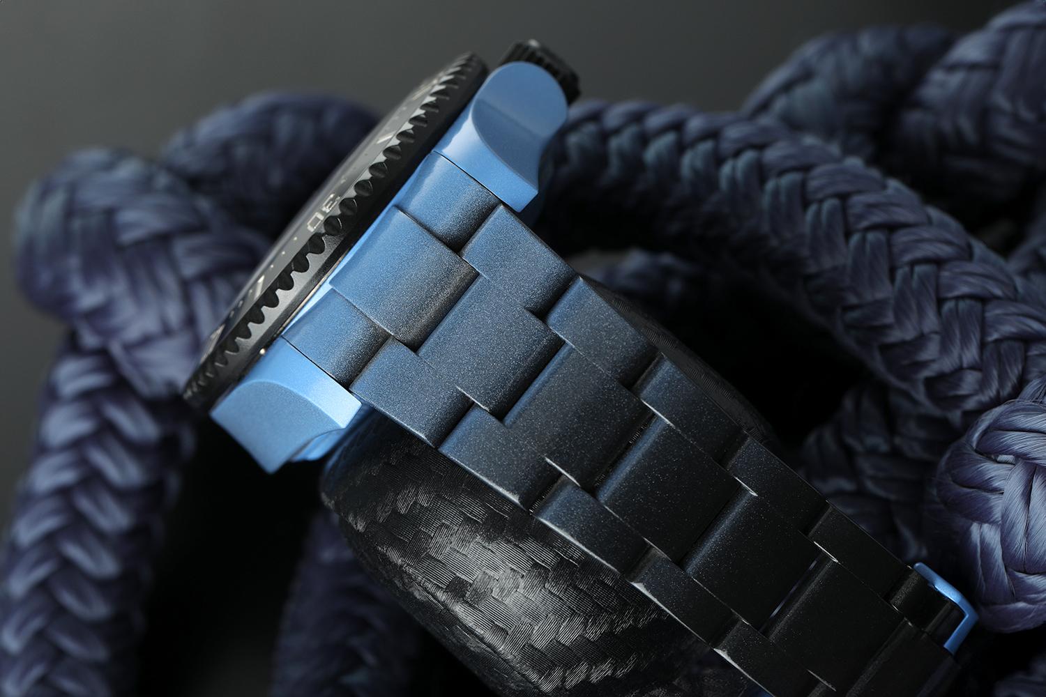 Rolex D-Blue Sea-Dweller Deepsea James Cameron Esfera Cerámica Azul Personalizada 126660 Moderno