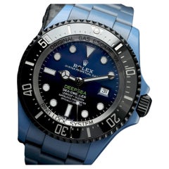 Rolex D-Blue Sea-Dweller Deepsea James Cameron Esfera Cerámica Azul Personalizada 126660