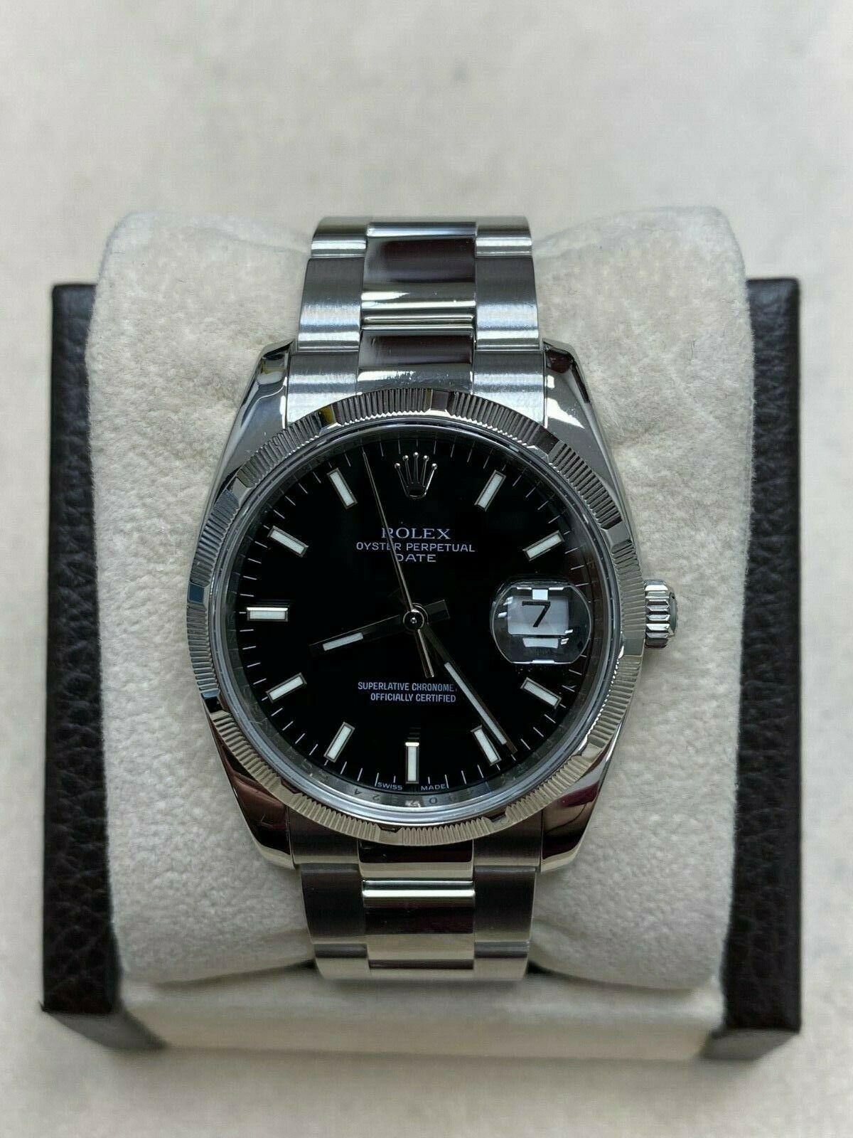 Rolex Date 115210 Black Dial Stainless Steel Box Papers, 2011 3